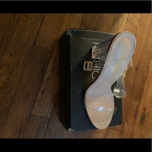 Fashion nova Transparent Heels